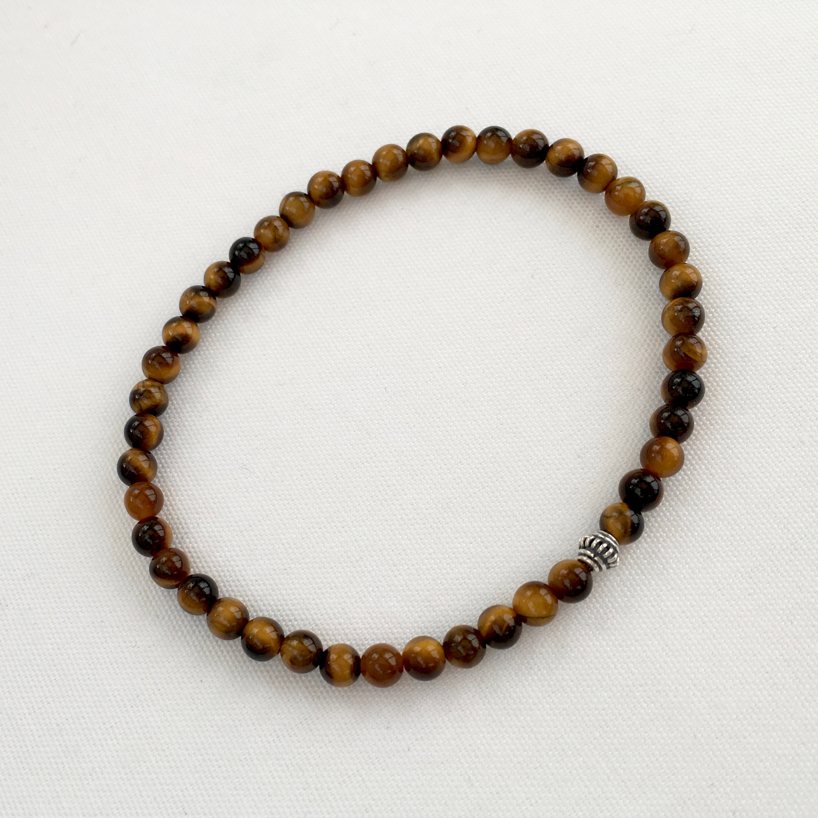 Tiger Eye Bracelet Tigers Eye Stacking Bracelet Mens - Etsy UK