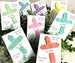 24 Flower Seed Paper Cross Baptism Favors - Faith Plants the Seed Personalized Cards - First Communion Christening - Plantable Paper 