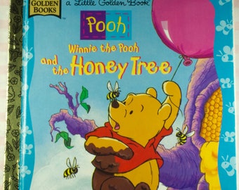 1998 Little Golden Book Winnie The Pooh And The Honey Tree USA, Disney Enterprises,Inc.