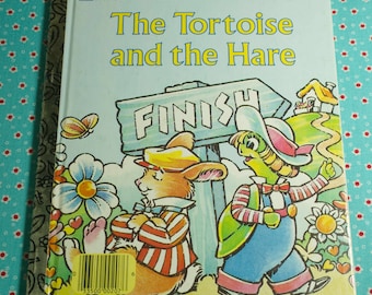 1980's Issue Little Golden Book The Tortoise And The Hare