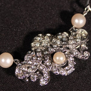 Rhinestone Necklace with Detachable Chain