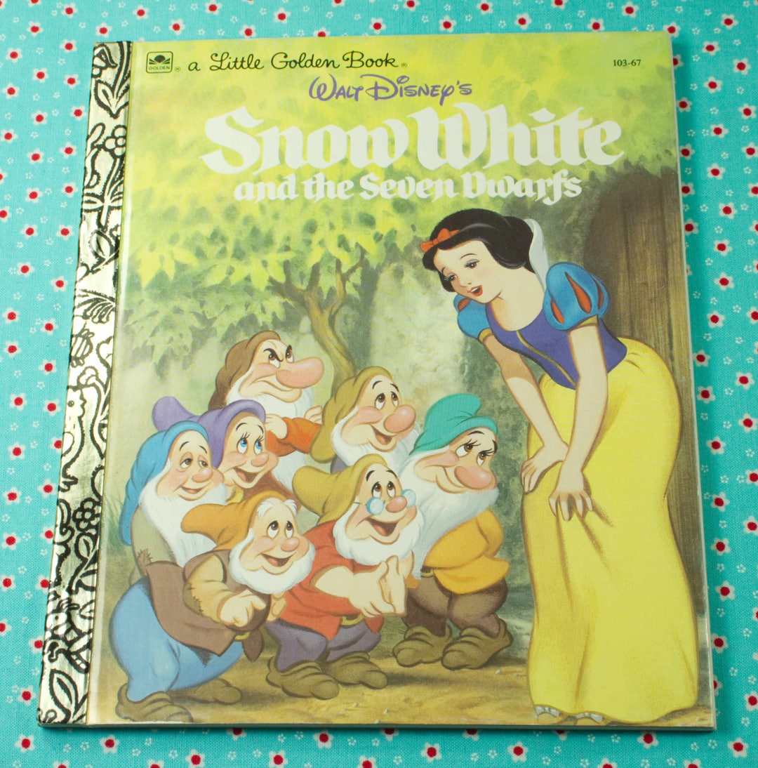1997 Disney's Snow White and the Seven Dwarfs Little Golden Book