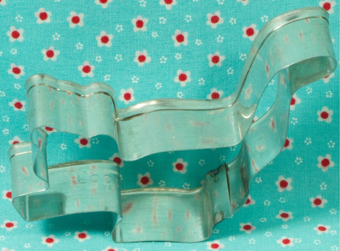 1980's Foose Sturdy Metal Tin Cat Kitten Cookie Cutter USA Etsy