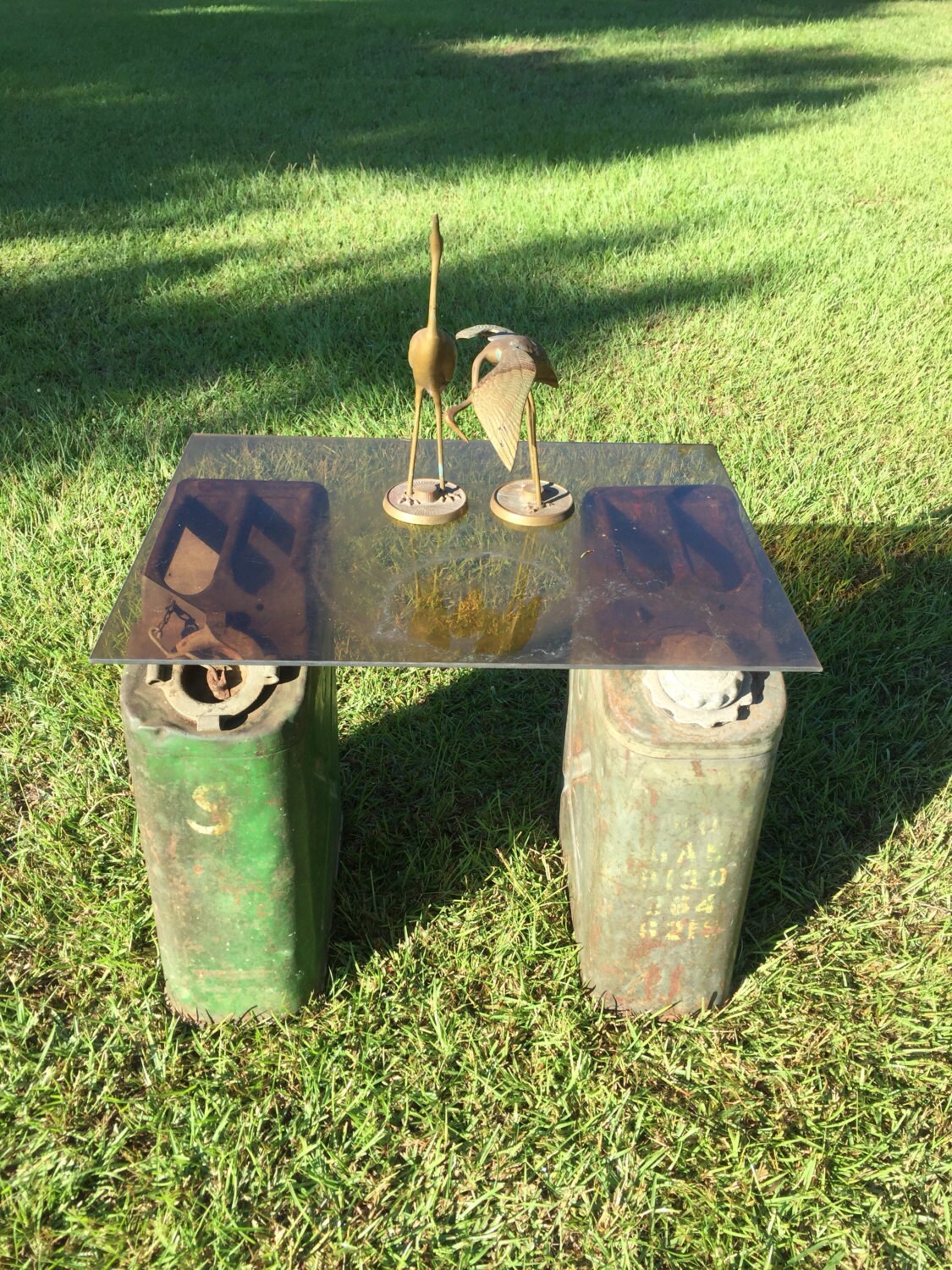 Military Gas Can Jeep Jerry Can Industrial Steampunk Decor Man Etsy