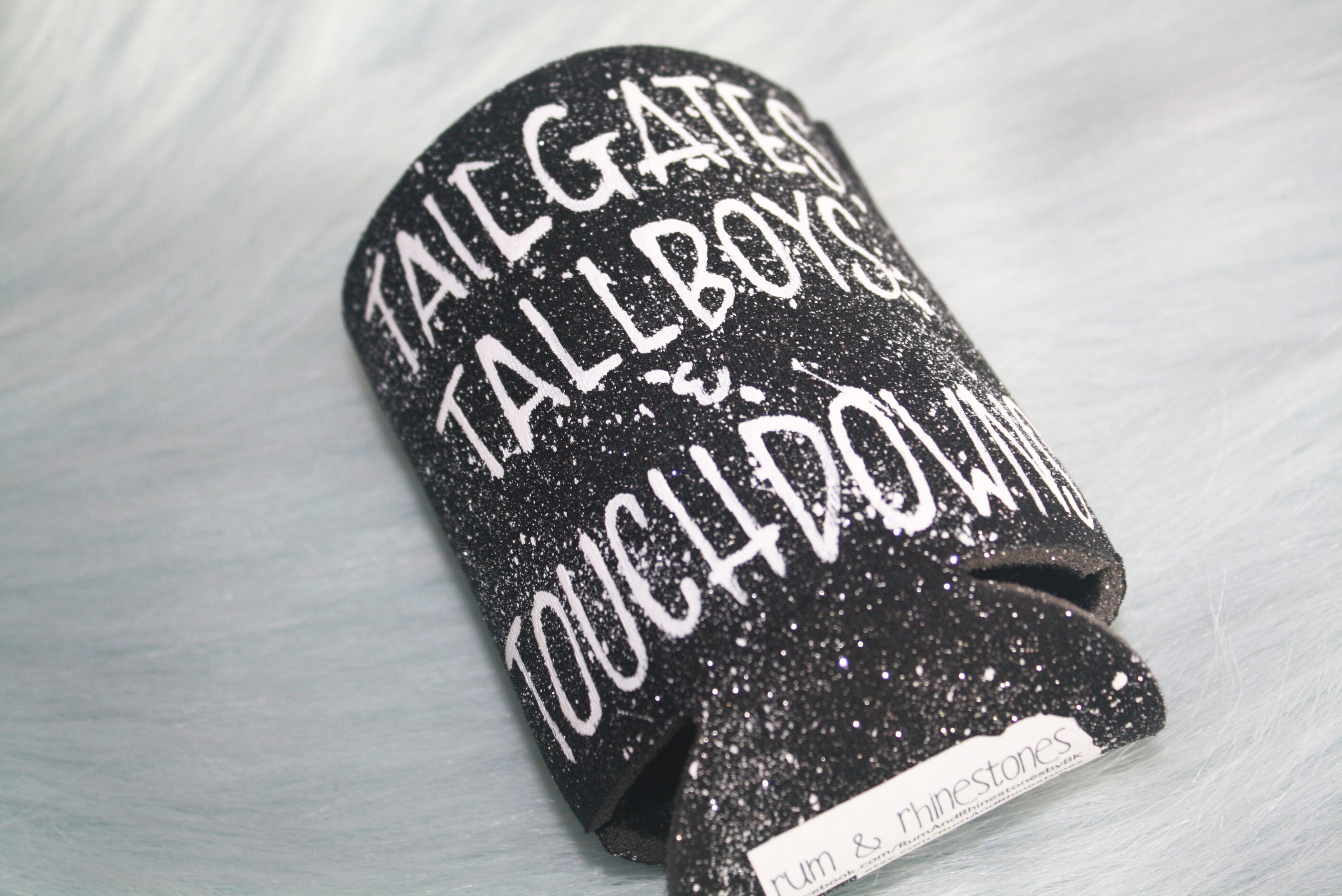 Tailgates Tallboys and Touchdowns Nebraska Beer Cozy // Etsy