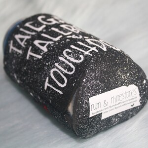 Tailgates Tallboys and Touchdowns Nebraska Beer Cozy // Tailgate Party Beer Cover // Football