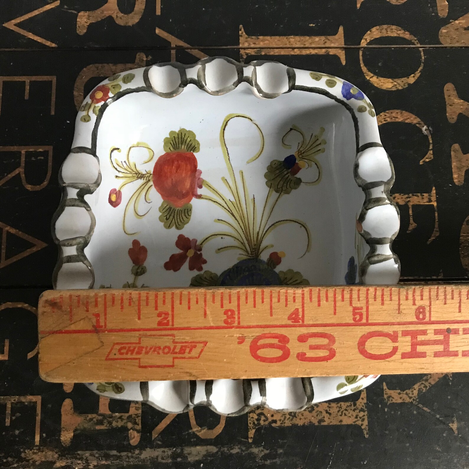 Vintage Italian Ashtray Marked cacf Faenza CACF or Etsy