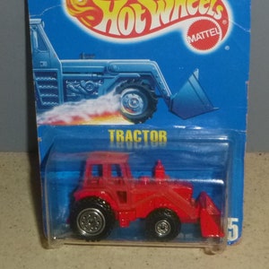 Mattel Hot Wheels TRAKTOR auf Blau Karte #145 1991 Unbenutzt In Verpackung