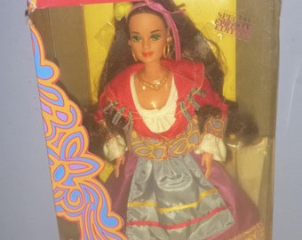 Vintage Mattel ITALIAN Barbie Doll *Dolls Of The World Special Edition Unused NIB 1992