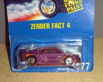 Mattel Hot Wheels ZENDER FACT 4 Metal Flake Paint Purple on Blue