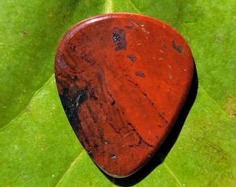 Plectrum rode jaspis, standaard, 3,0 mm - P1822