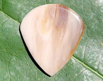 Gitaarplectrum van versteend hout, klein, jazz, 3,1 mm - P1846