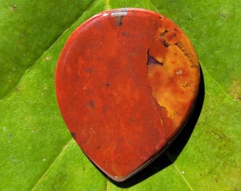 Plectrum rode jaspissteen, druppelvormig, 2,9 mm - P1805