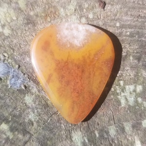 Sunset agate Stone guitar pick - standard, 2.4 mm - P1196