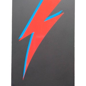 David Bowie Aladdin Sane lightning bolt magnet