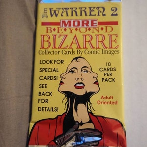 Vintage Jim Warren &quot;MORE Beyond Bizzare&quot; collector cards. Unopened - 10 cards. Free shipping