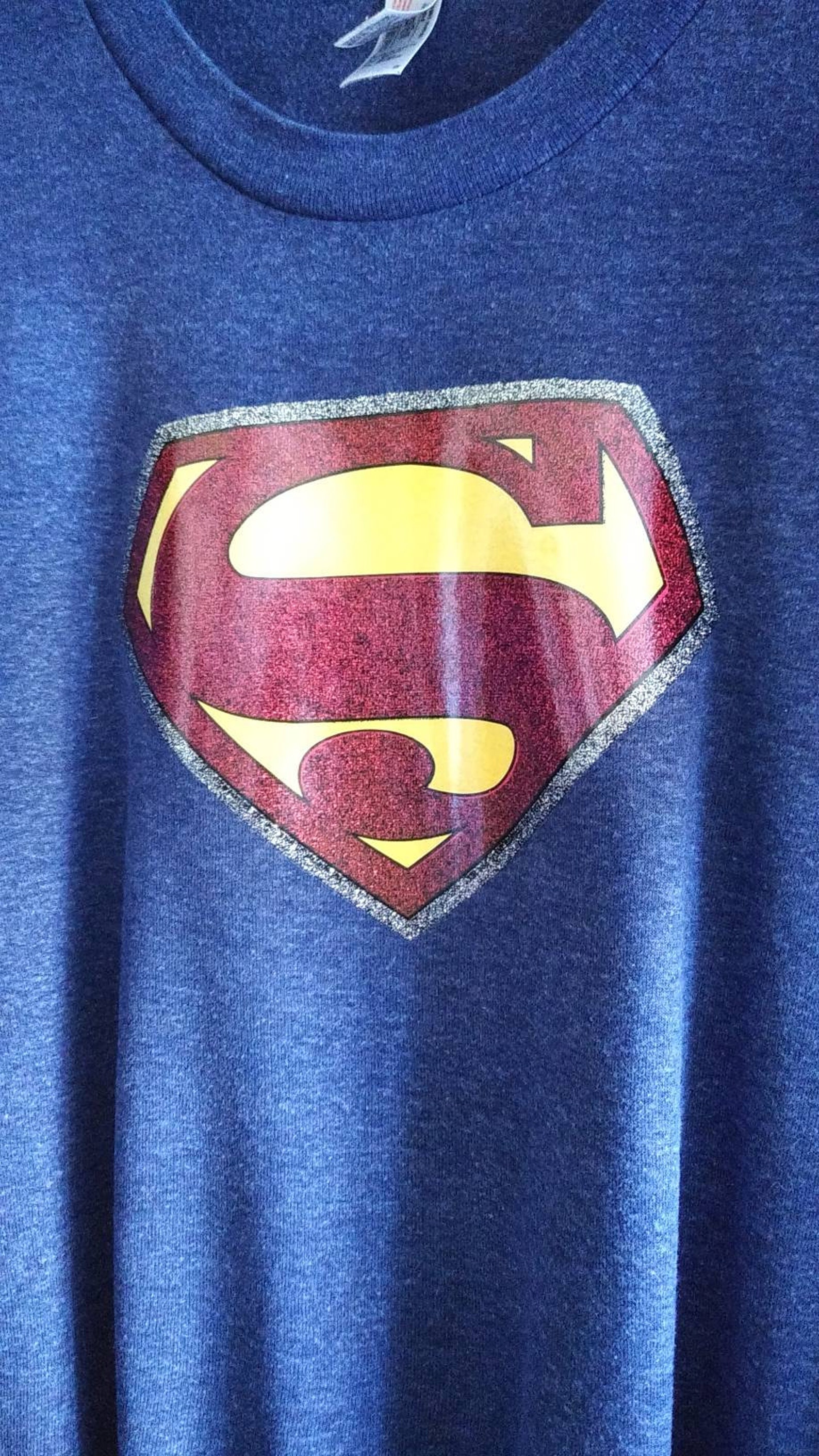 superman logo heat transfer