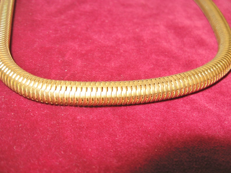Jewelry Choker Necklace Brass Snake Chain Adjustable Jewellery