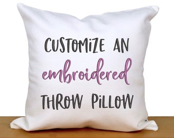 custom pillows etsy
