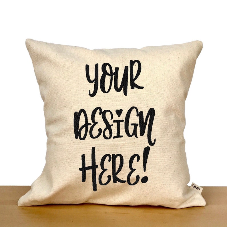 Custom embroidered pillow custom gift personalized pillow Etsy