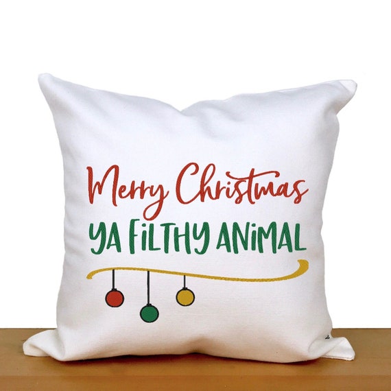 funny holiday decor Christmas pillow Xmas Cookies Pillow Cover | Pillows