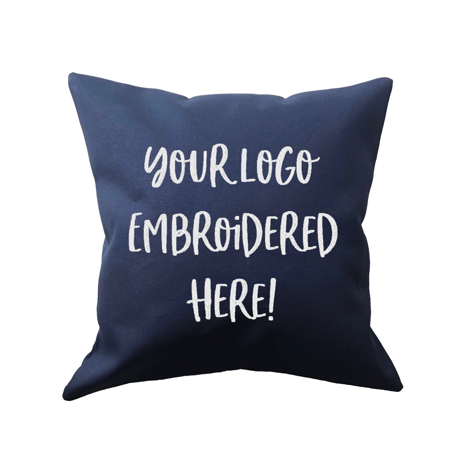 Custom logo pillow business logo decor office decor Etsy
