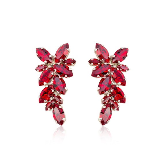 January Swarovski Crystal Earrings - Black Brook Shop