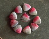 WATERMELON JADEITE ring size US, made to order, raw jewelry, copper electroformed, knuckle ring, midi ring, stacking ring, copper ring,