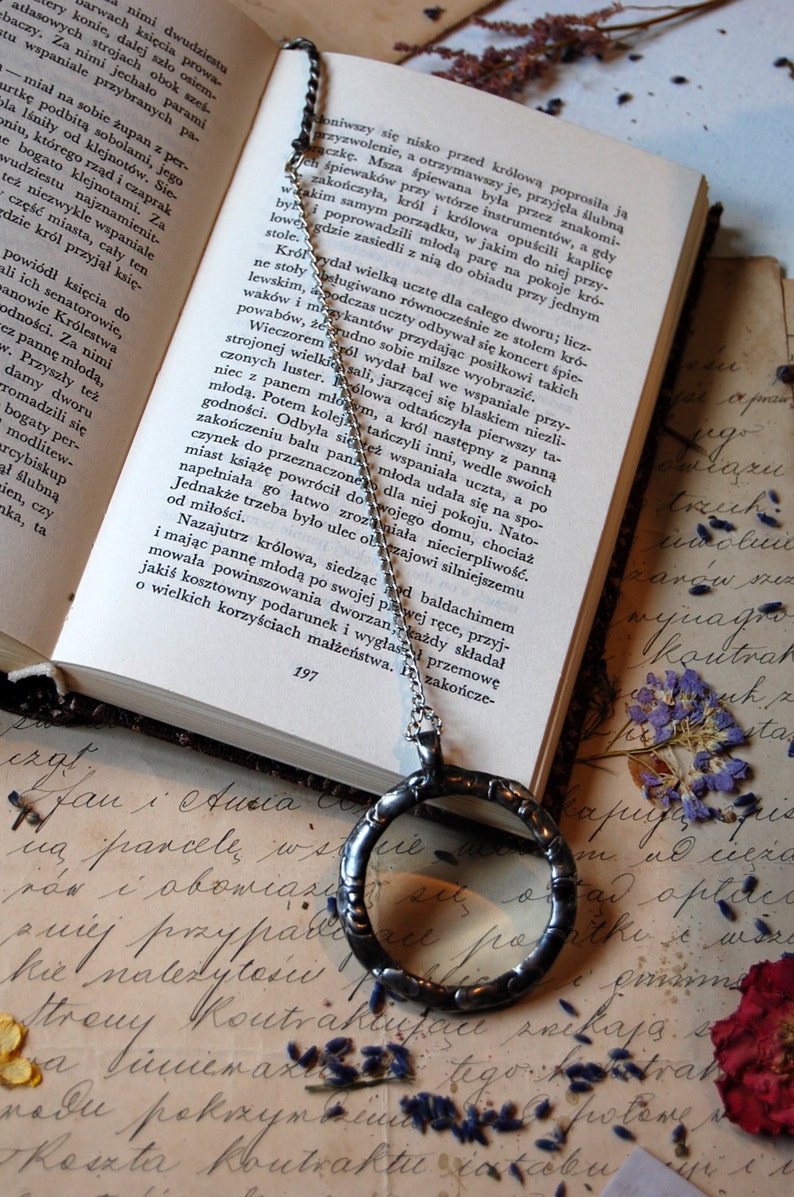 Metal Bookmark Magnifying Glass Bookmark Magnifier Bookmark Etsy