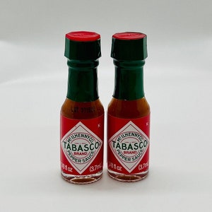Pack of 2 Mini Tabasco Sauce Bottles