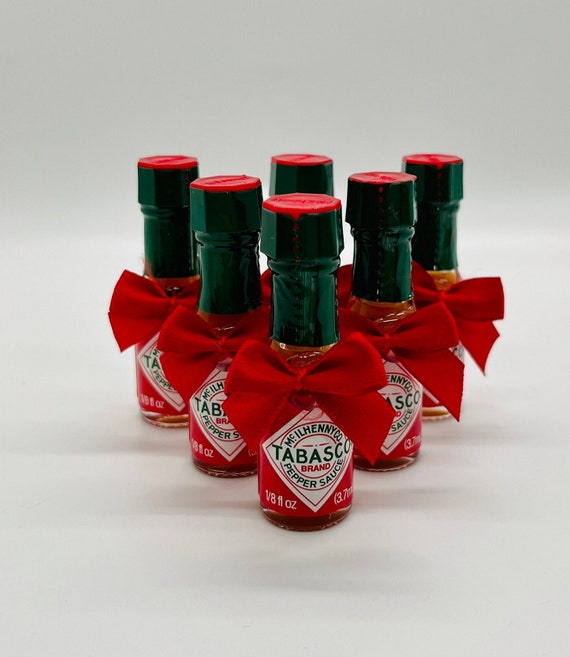 Party Pack de 6 Mini Botellas de Salsa Tabasco con Moños -  México
