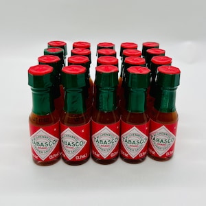 Pack of 20 Mini Tabasco Sauce Bottles