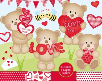 Valentine Clipart Etsy