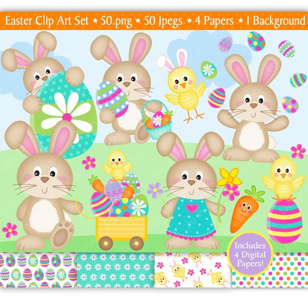 Easter Clip Art Etsy