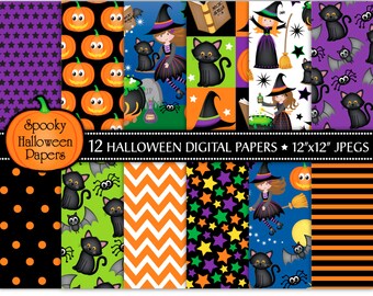 halloween pattern etsy