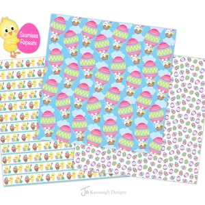 Easter Digital Paper,easter Patterns,easter Scrapbook Papers,easter ...