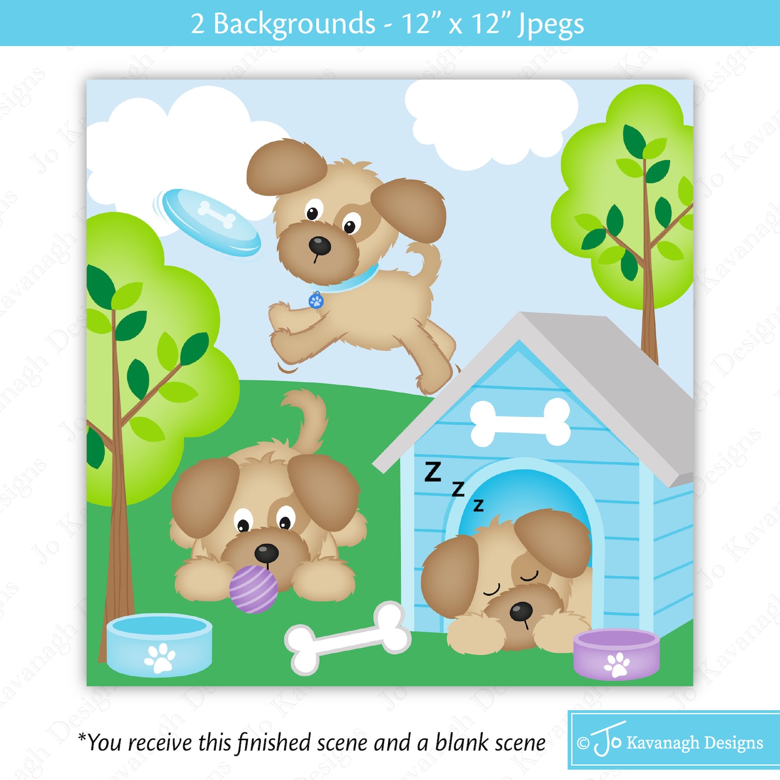 Cute Dogs Clipart, Puppy Dog Clipart, Dog Digital Paper, Pets Clipart ...