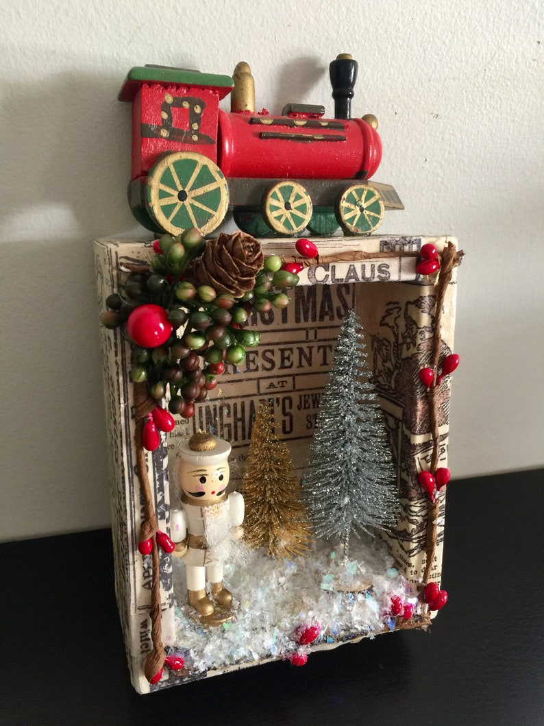 Handmade Shadowboxes Handmade Christmas Diorama Shadowbox - Etsy