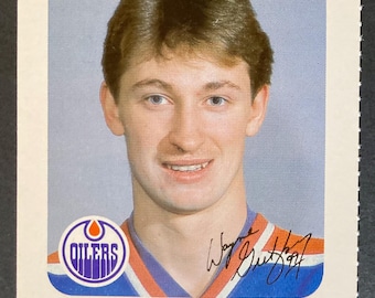 Tarjeta de hockey Red Rooster de Wayne Gretzky 1981-82 n.° 99 "Where Can You Go?" Variación - Edmonton Oilers ***NO ES UNA REIMPRESIÓN***
