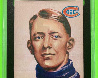 1955-56 Parkhurst Georges Vezina Oldtime Great Hockey Card #56 Graded KSA 5 EX - Montreal Canadiens ***NOT A Reprint***