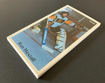 Tarjeta de hockey pre-novato de Ron Hextall, edición policial 1982-83 n.° 23 *Compre 3 y obtenga 1 GRATIS* Brandon Wheat Kings ***NO ES UNA REIMPRESIÓN***