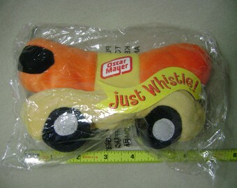 1980/'s Oscar Mayer /"Wiener-mobile/" Whistle Vintage Red plastic w// Yellow Band