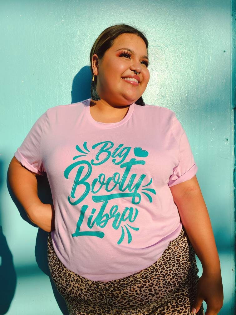 Big Booty Libra in Lilac Nalgona Positivity Pride Shirt — Nalgona ...