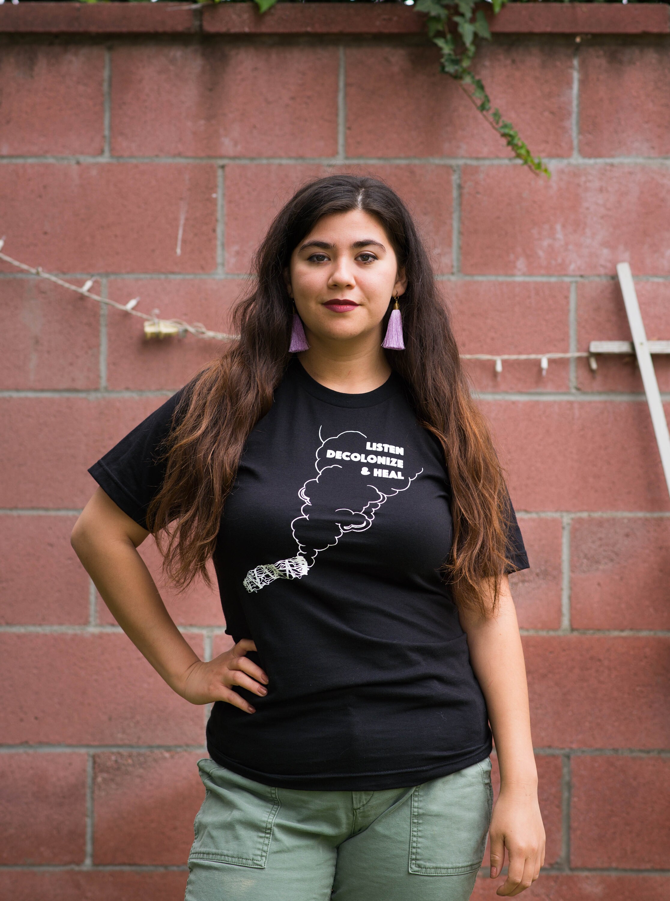 Listen Decolonize & Heal Shirt With Burning Sage Image Shirt - Etsy