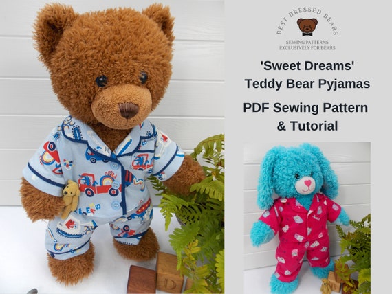 Memory bear teddy bear sewing pattern - Sew Modern Kids