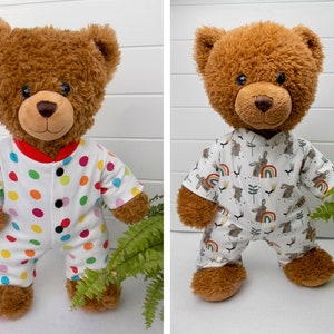 Teddy Bear Sleepsuit /onesie - PDF Pattern - Fits 15-18 Inch Teddy ...