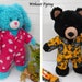 PYJAMAS / PAJAMAS Pjs PDF Pattern for Teddy Bear. Fits 15-18 Inch Bears ...