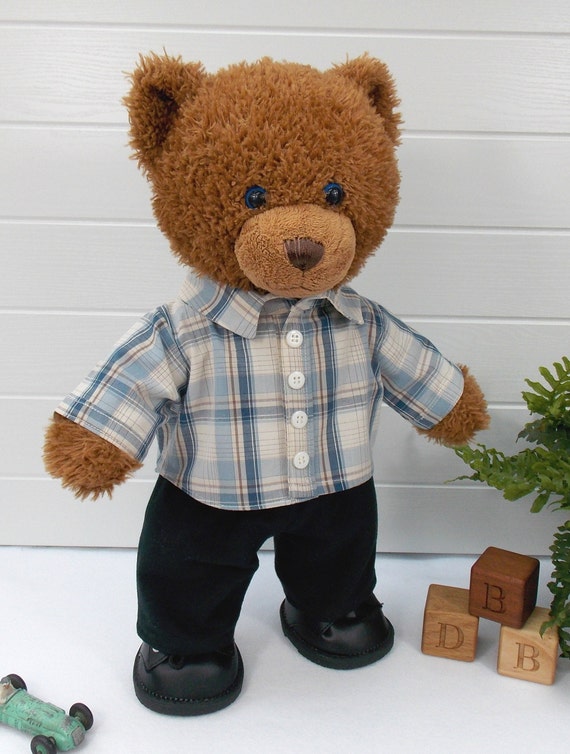 Spring/Autumn 2Pcs Teddy Bear Clothing Set Long Sleeves Hoodie+Pants – Pink  & Blue Baby Shop