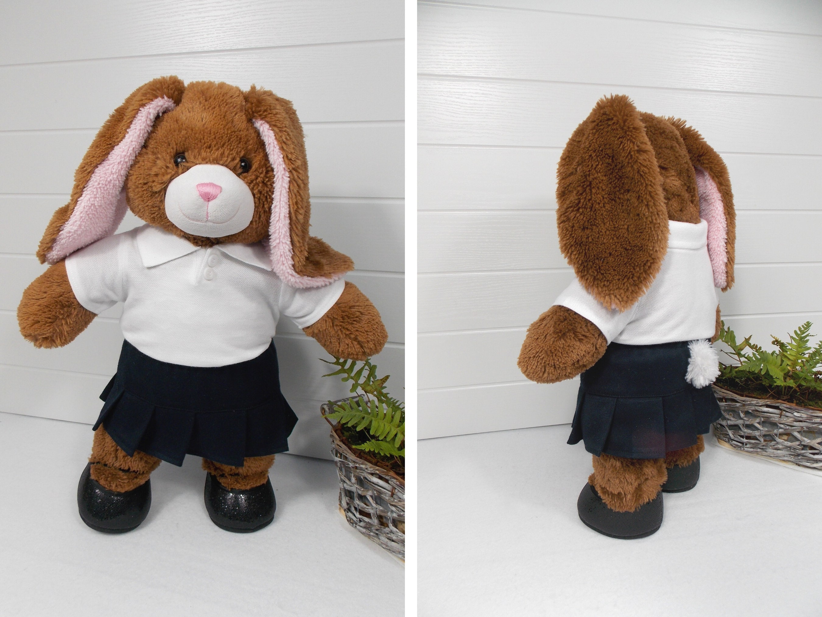 Teddy Bear Skirt - PDF Sewing Pattern + Tutorial- Fits 15-18 Inch Teddy ...