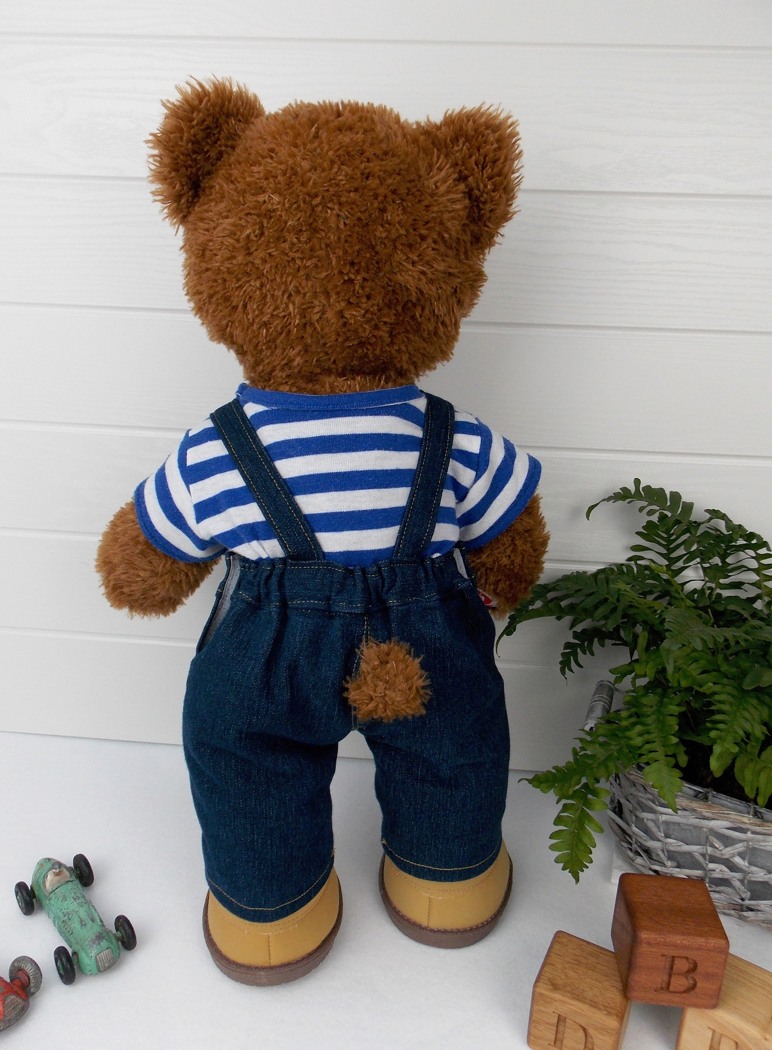 TEDDY BEAR DUNGAREES overalls Pdf Pattern Fits Build A Bear Etsy
